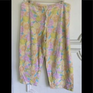 Planet Sleep Pajama (capris) pants Size M 🍋🍈🍊